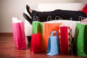 Relaxing and Shopping Online